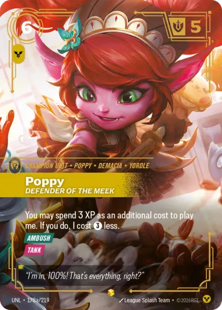 Poppy, Defender of the Meek