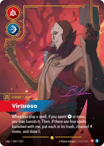 Jhin, Virtuoso