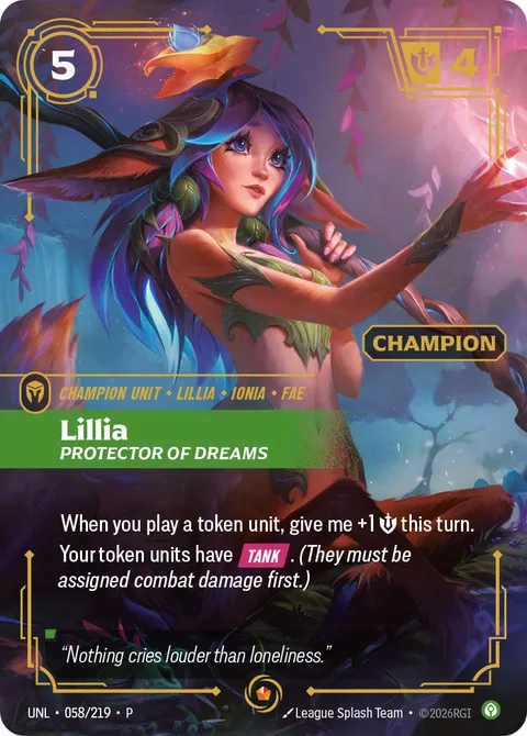 Lillia, Protector of Dreams