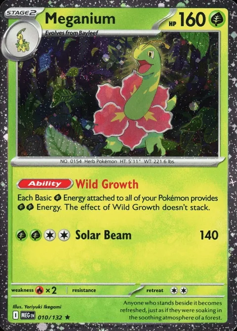 Meganium [Wild Growth | Solar Beam]