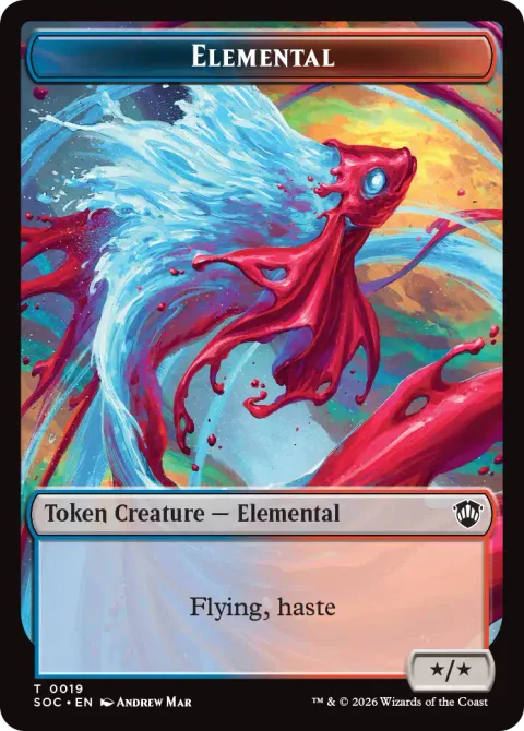 Elemental Token (UR */*) // Copy Token