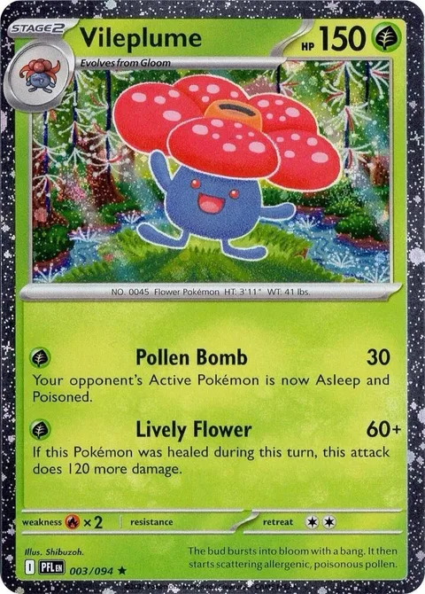 Vileplume [Pollen Bomb | Lively Flower]