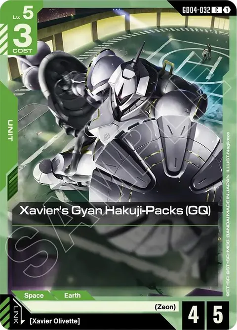 Xavier's Gyan Hakuji-Packs (GQ) (GD04-032)