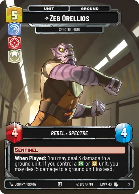Zeb Orellios, Spectre Four