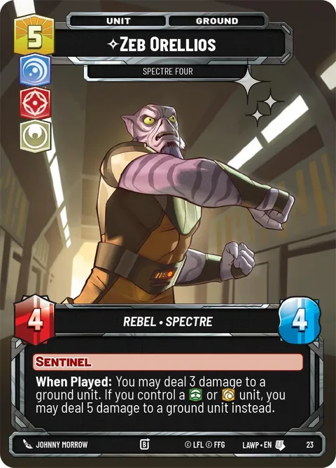 Zeb Orellios, Spectre Four