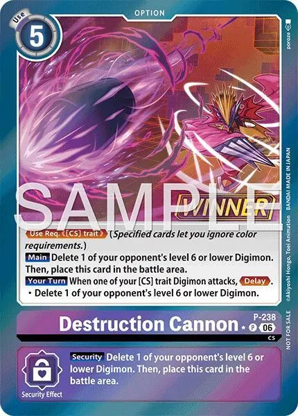 Destruction Cannon (P-238)