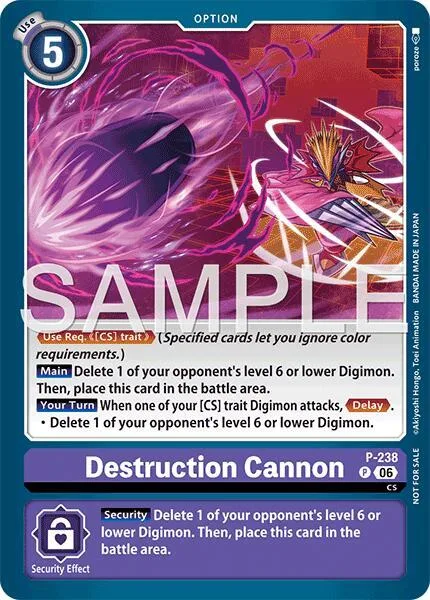 Destruction Cannon (P-238)