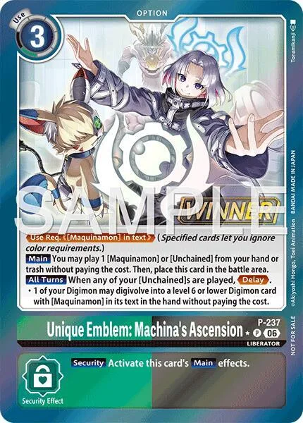 Unique Emblem: Machina's Ascension (P-237)