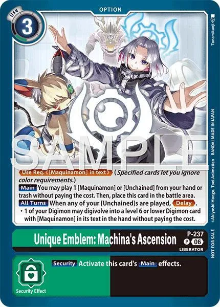 Unique Emblem: Machina's Ascension (P-237)