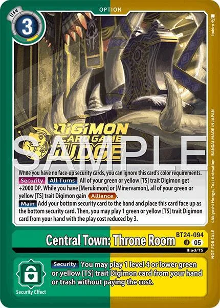 Central Town: Throne Room (BT24-094)