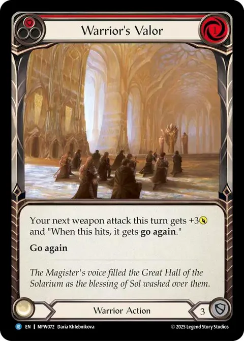 Warrior's Valor (Red)