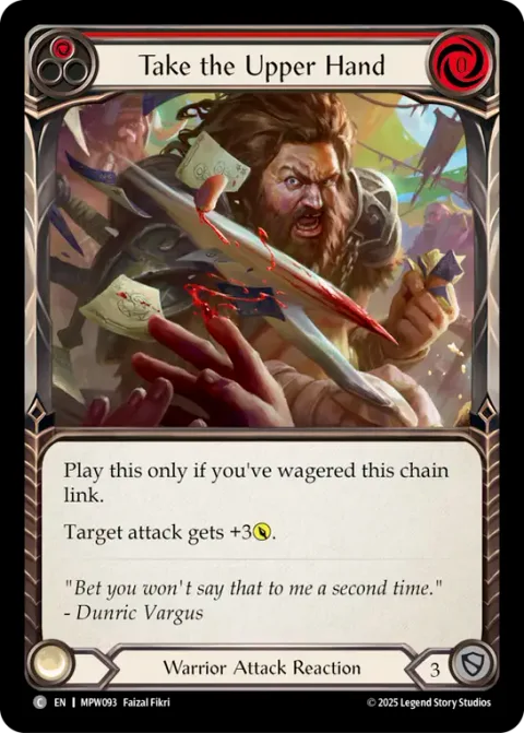 Take the Upper Hand (Red)