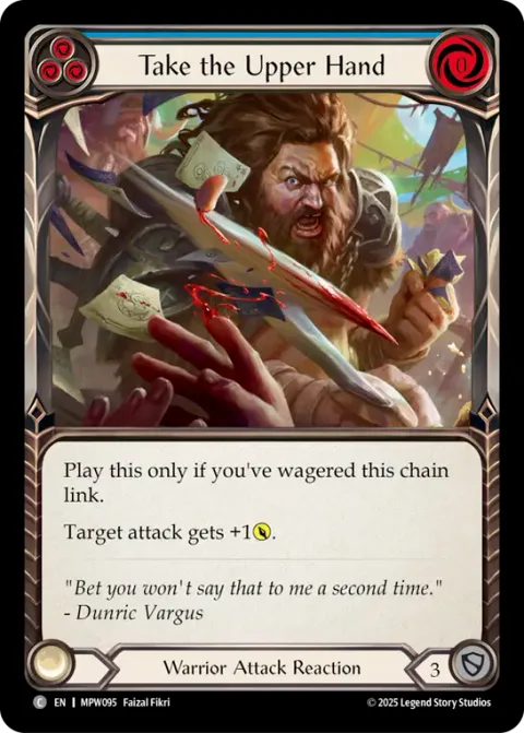 Take the Upper Hand (Blue)
