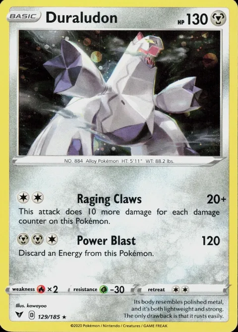 Duraludon [Raging Claws | Power Blast]