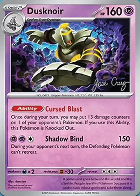 Dusknoir [Cursed Blast | Shadow Bind]