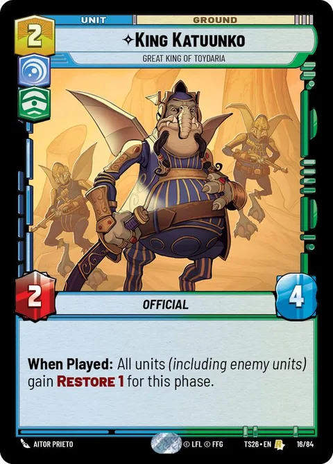 King Katuunko, Great King of Toydaria