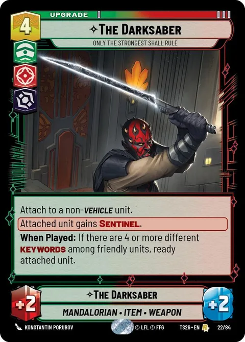 The Darksaber, Only the Strongest Shall Rule