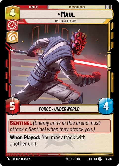 Maul, One Last Lesson