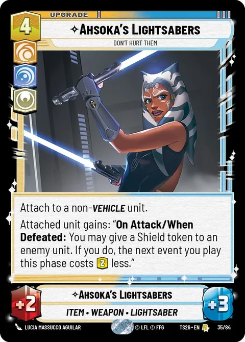 Ahsoka's Lightsabers, Don't Hurt Them