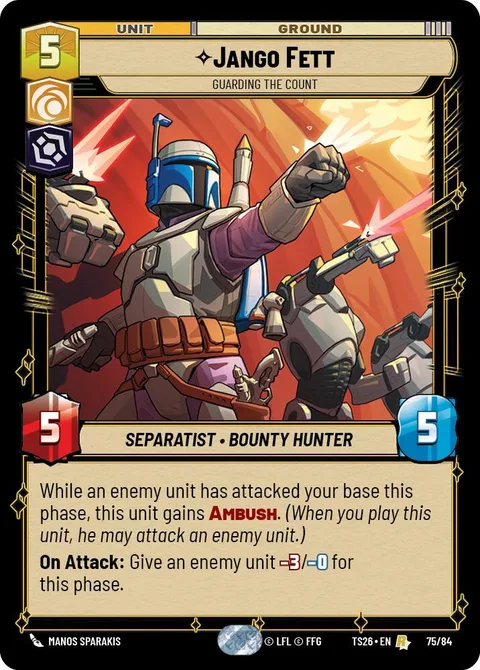 Jango Fett, Guarding the Count