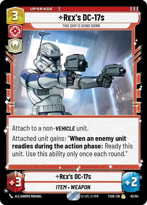 Rex's DC-17s, This Ship is Going Down