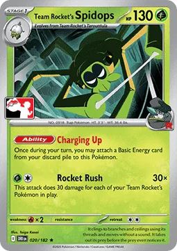 Team Rocket's Spidops [Charging Up | Rocket Rush]