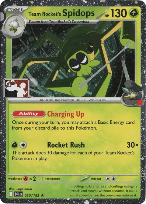 Team Rocket's Spidops [Charging Up | Rocket Rush]