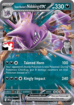 Team Rocket's Nidoking ex [Tainted Horn | Kingly Impact]