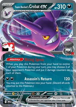 Team Rocket's Crobat ex [Biting Spree | Assassin's Return]