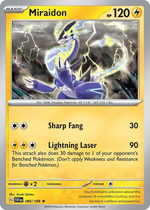 Miraidon [Sharp Fang | Lightning Laser]