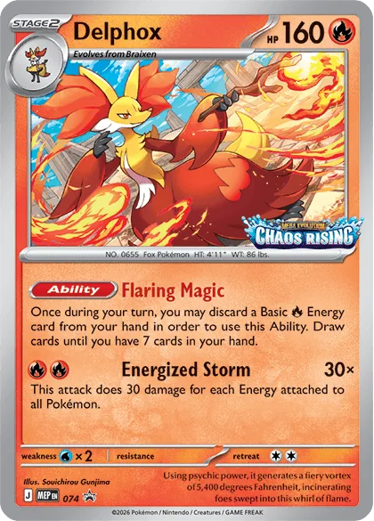Delphox [Flaring Magic | Energized Storm]
