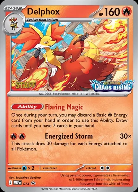 Delphox [Flaring Magic | Energized Storm]