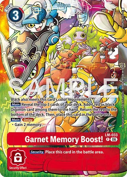 Garnet Memory Boost! (LM-033)