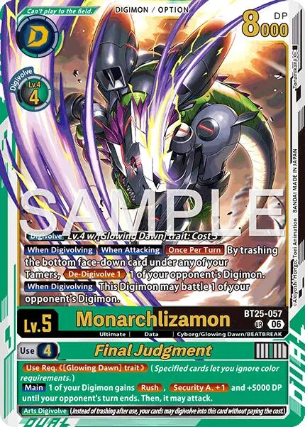 Monarchlizamon / Final Judgment (BT25-057)