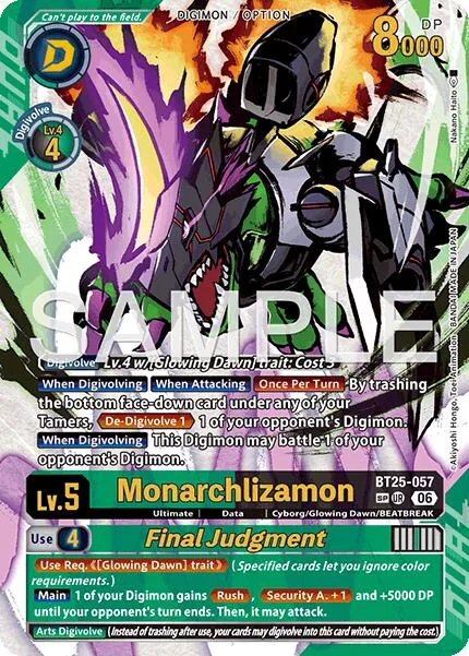 Monarchlizamon / Final Judgment (BT25-057)