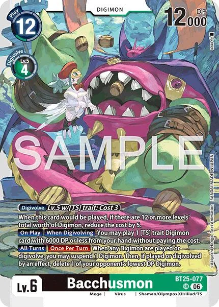 Bacchusmon (BT25-077)