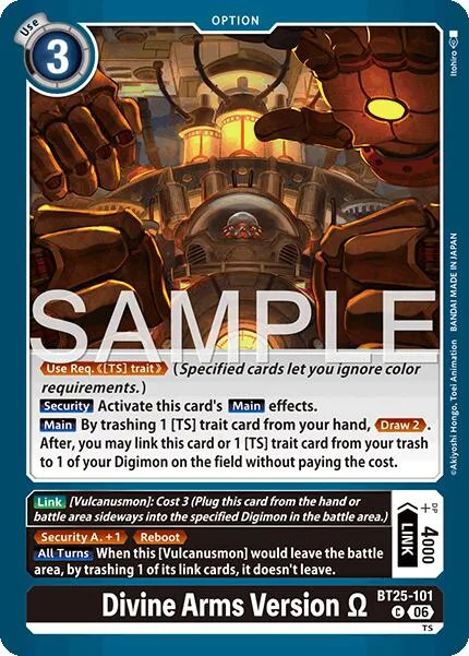 Divine Arms Version Ω (BT25-101)