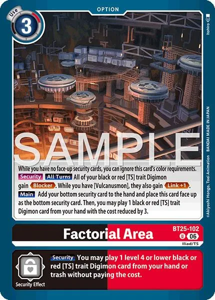 Factorial Area (BT25-102)