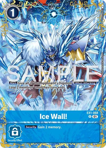 Ice Wall! (EX1-068)