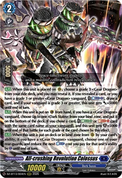 All-crushing Revolution Colossus [D-Format]