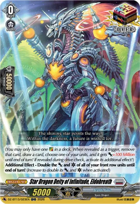 Star Dragon Deity of Infinitude, Eldobreath [D Format]