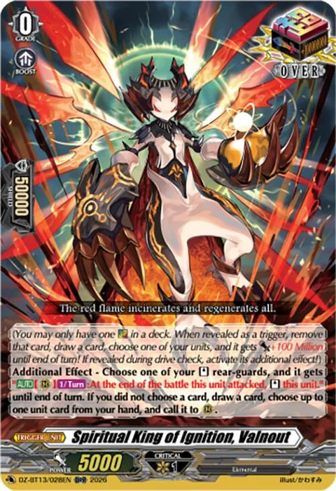 Spiritual King of Ignition, Valnout [D-Format]