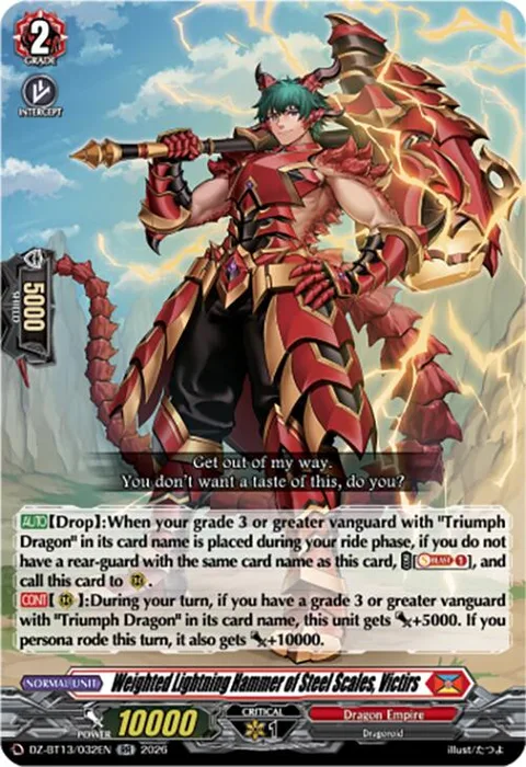 Weighted Lightning Hammer of Steel Scales, Victirs [D-Format]