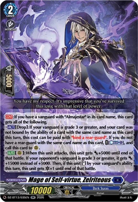 Mage of Self-virtue, Zelriteous [D-Format]