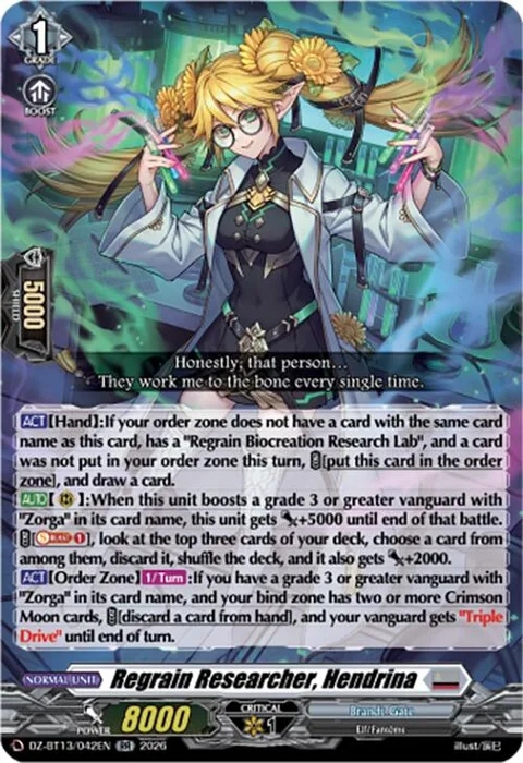 Regrain Researcher, Hendrina [D-Format]