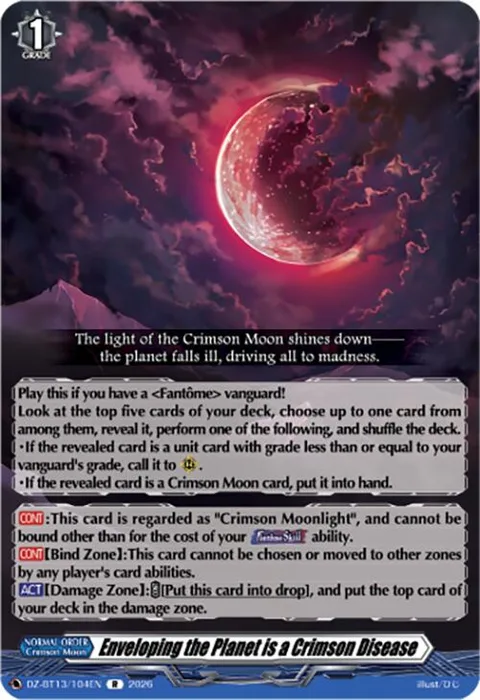 Enveloping the Planet is a Crimson Disease [D-Format]