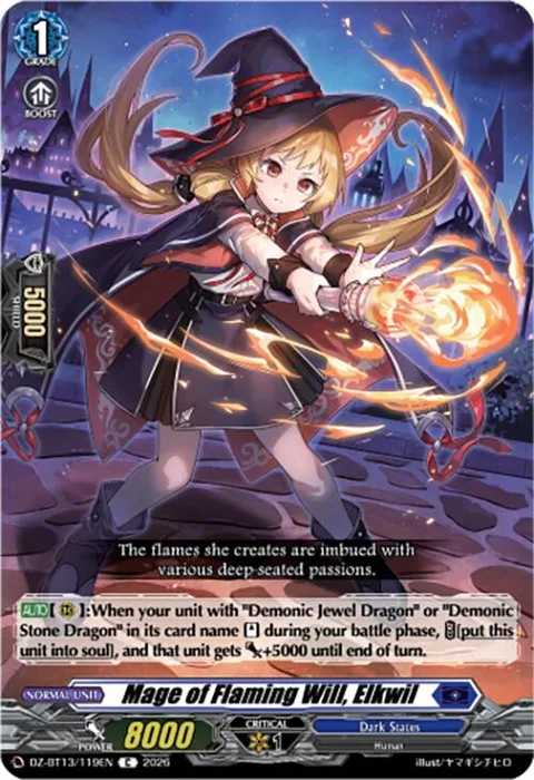 Mage of Flaming Will, Elkwil [D-Format]