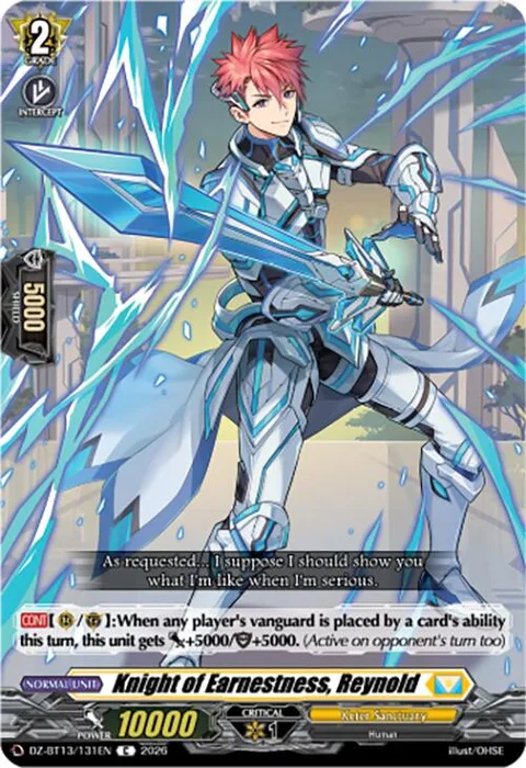 Knight of Earnestness, Reynold [D-Format]