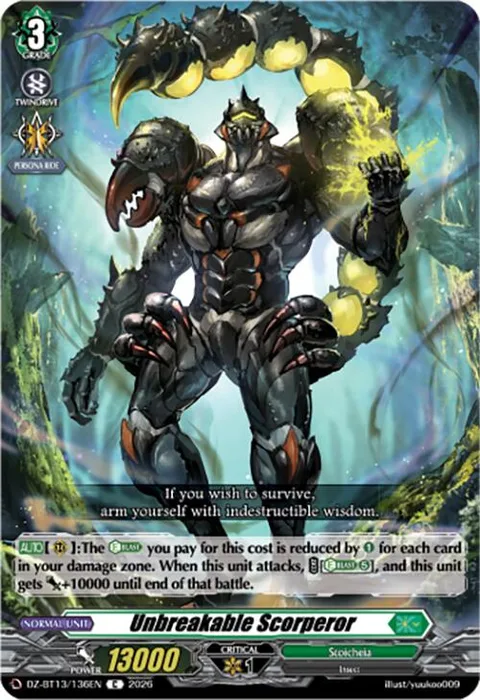 Unbreakable Scorperor [D-Format]