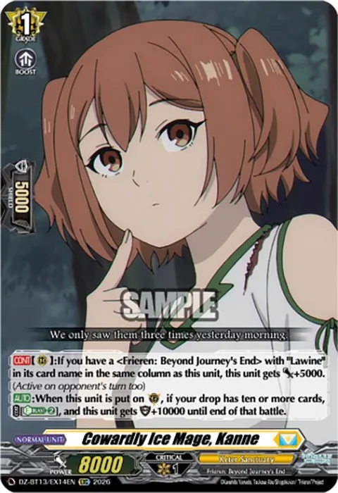 Cowardly Ice Mage, Kanne [D-Format]